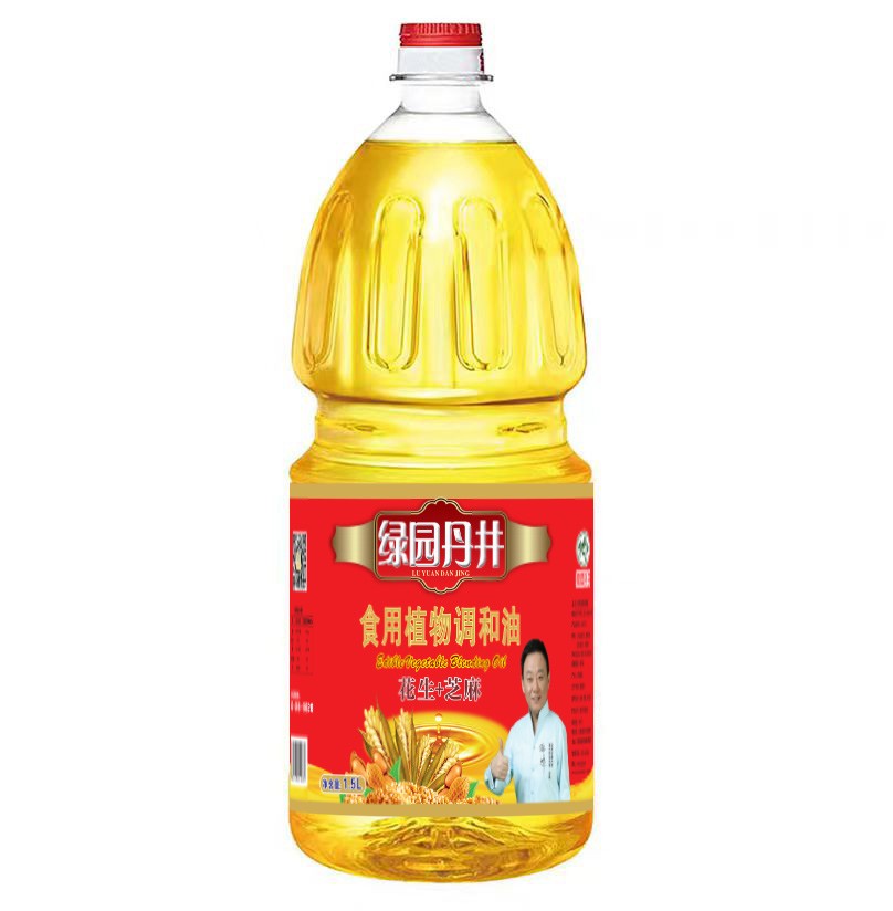 ag真人注册平台 花生+芝麻食用植物调和油1.5L
